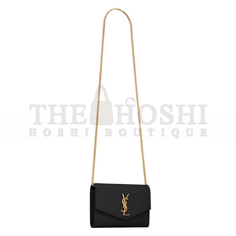 Y51 UPTOWN CHAIN WALLET IN GRAIN DE POUDRE EMBOSSED LEATHER 6077881GF0J1000 (19*12*3cm) Master Quality